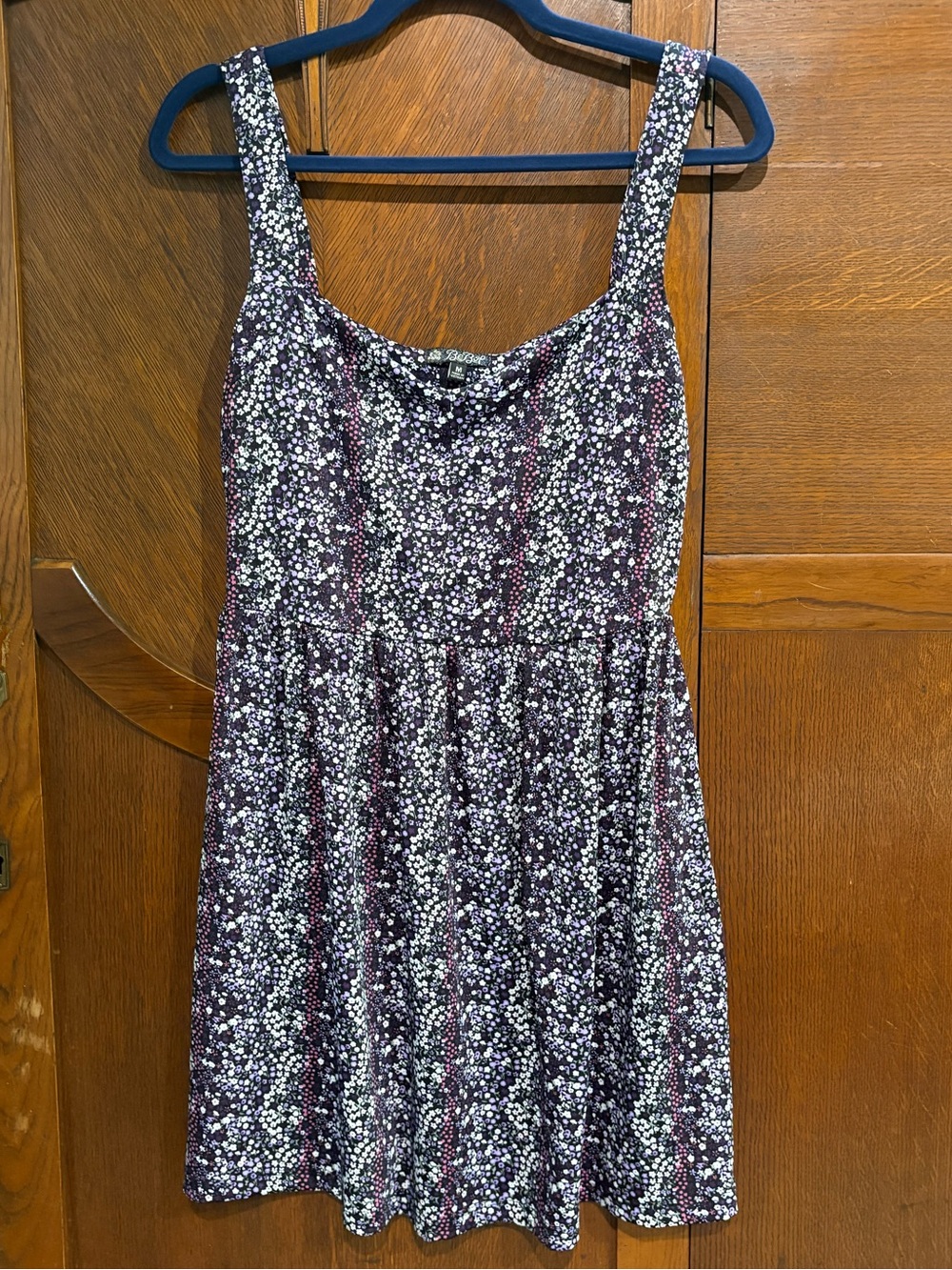 BeBop Purple Floral Sleeveless Tank Dress